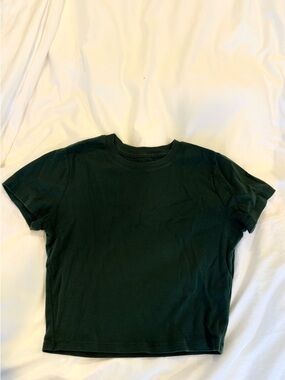 Hollister Dark Green Short Sleeve Crewneck Tee